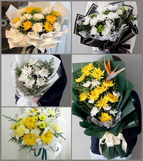 广西梧州万秀区夏郢镇白事花束代送